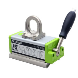 Chwytak podnośnik uchwyt magnetyczny do rur i prętów seria FX-R225 magnes 225 kg z rozłączanym polem magnetycznym