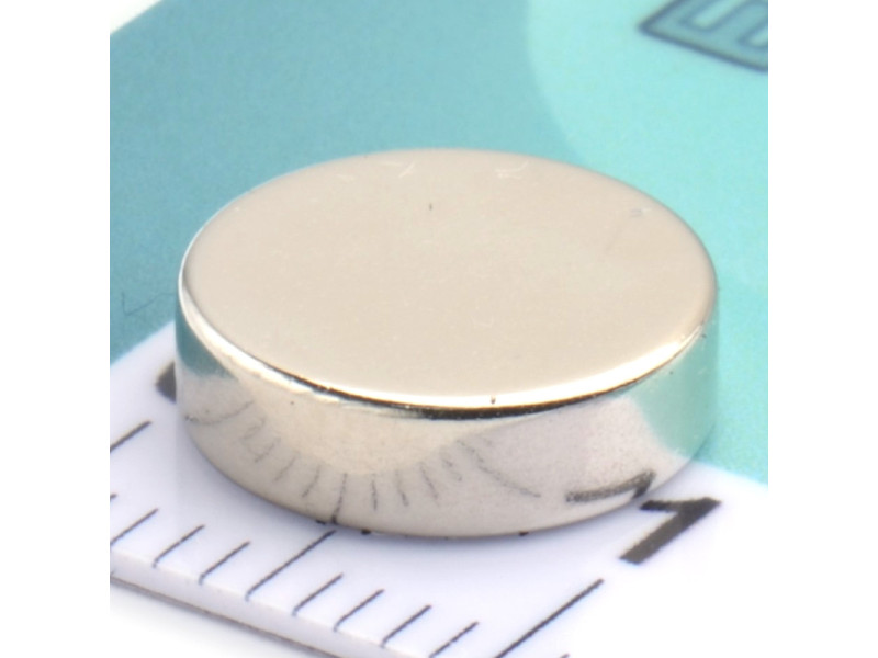 Magnes neodymowy — średnica ⌀10 mm, grubość 3 mm — N38