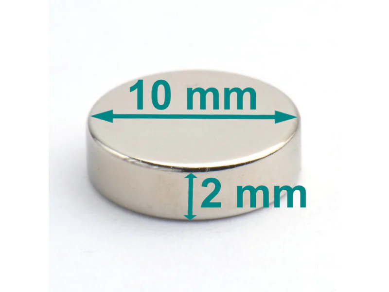 magnes neodymowy 10x2 magnes neodymowy 10x2