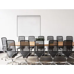 Tablica magnetyczna biała 100x80 cm suchościeralna w aluminiowej ramie PREMIUM EXPO + zestaw akcesoriów - 008