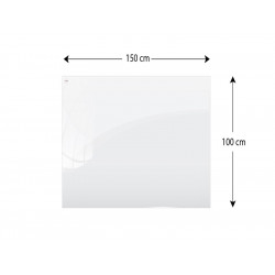 Szklana tablica magnetyczna 150x100 PREMIUM SUPERWHITE (super biała) - 002