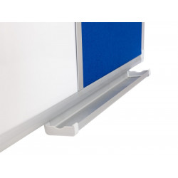 Tablica COMBI suchościeralna magnetyczna filcowa 60x40 cm niebieska rama aluminiowa + gratis - 006