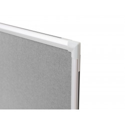 Tablica COMBI suchościeralna magnetyczna filcowa 60x40 cm szara rama aluminiowa + gratis - 009