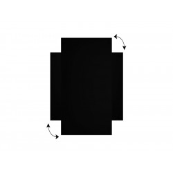 Panel magnetyczny kredowy czarny 90x60cm – tablica czarna kredowa bezramowa + gratis - 003