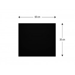 Panel magnetyczny kredowy czarny 60x30cm–tablica czarna kredowa bezramowa + gratis - 002