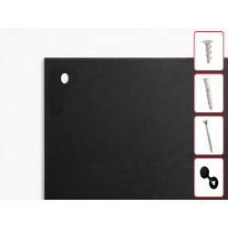Panel magnetyczny kredowy czarny 90x30cm – tablica czarna kredowa bezramowa + gratis - 007