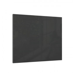 Tablica szklana magnetyczna ciemna szara 45x45 cm - bezramowa tablica szklana, szkło hartowane na magnesy neodymowe