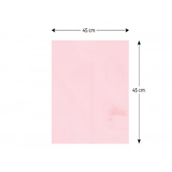 Tablica szklana magnetyczna Bubblegum pink 45x45cm - bezramowa tablica szklana, szkło hartowane na magnesy neodymowe - 002