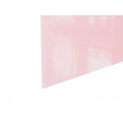 Tablica szklana magnetyczna Bubblegum pink 45x45cm - bezramowa tablica szklana, szkło hartowane na magnesy neodymowe - 004