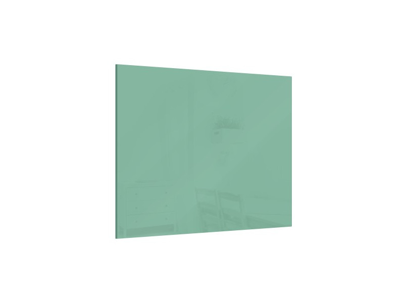 Tablica szklana magnetyczna Fresh sage 45x45cm - bezramowa tablica szklana, szkło hartowane na magnesy neodymowe