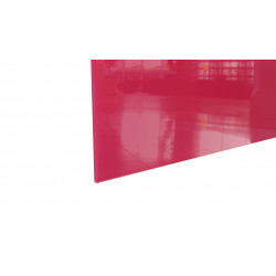 Tablica szklana magnetyczna Pinking about you 45x45cm - bezramowa tablica szklana, szkło hartowane na magnesy neodymowe - 004