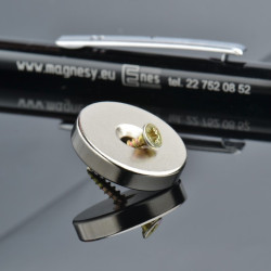 magnes okrągły pod wkręt neodymowy fi25mm enes