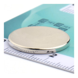 Magnes — średnica ⌀20 mm, grubość 2 mm — neodymowy (N38) - 003