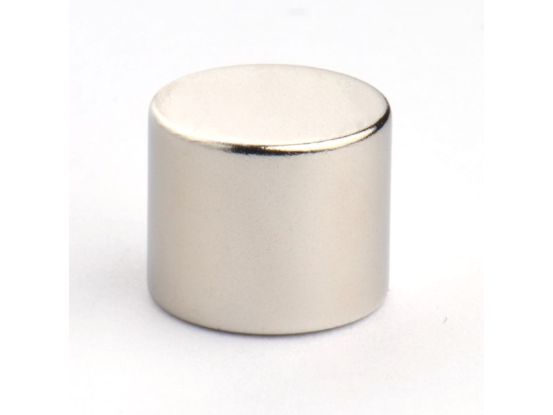 Magnes neodymowy — średnica ⌀12 mm, grubość 10 mm — materiał N38