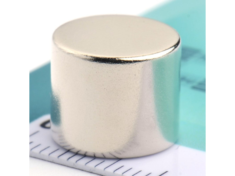 Magnes neodymowy — średnica ⌀12 mm, grubość 10 mm — materiał N38