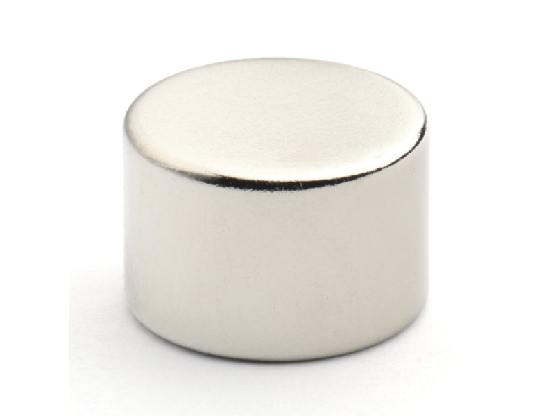 Magnes neodymowy — średnica ⌀15 mm, grubość 10 mm — materiał N35