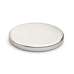 Magnes cienki — średnica ⌀9,5 mm, grubość 1 mm — neodymowy (N38) - 006