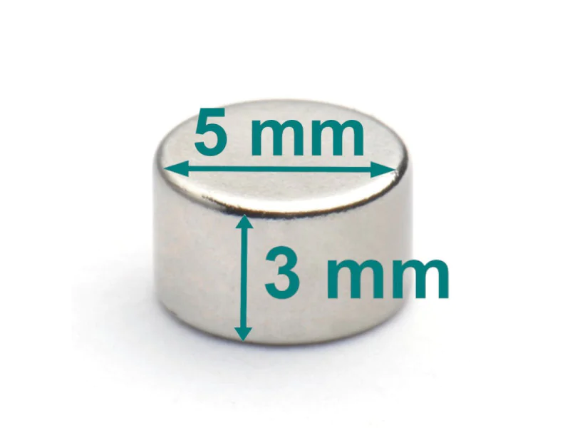 magnes neodymowy 5x3