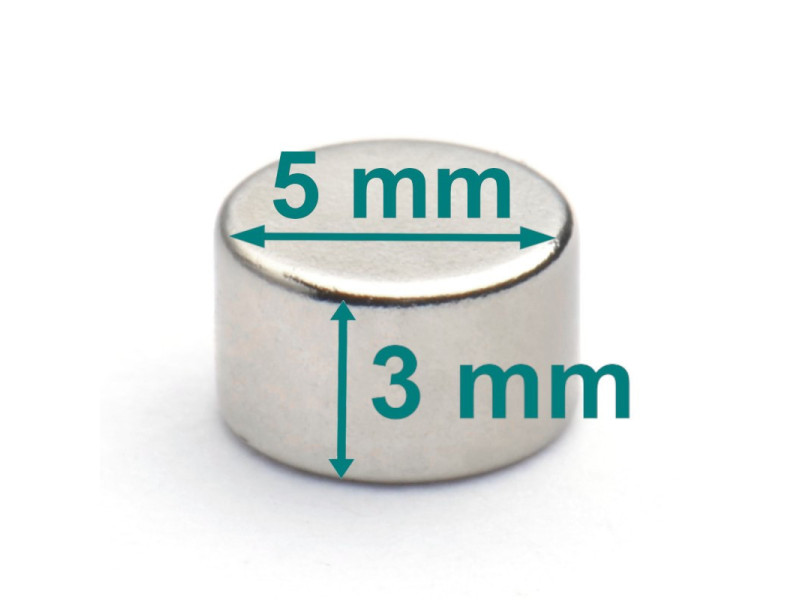 magnes neodymowy 5x3