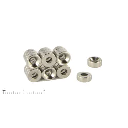 Magnes pod wkręt — średnica ⌀8 mm, ⌀6/⌀3,5 mm, 3 mm — neodymowy (N35) - 007