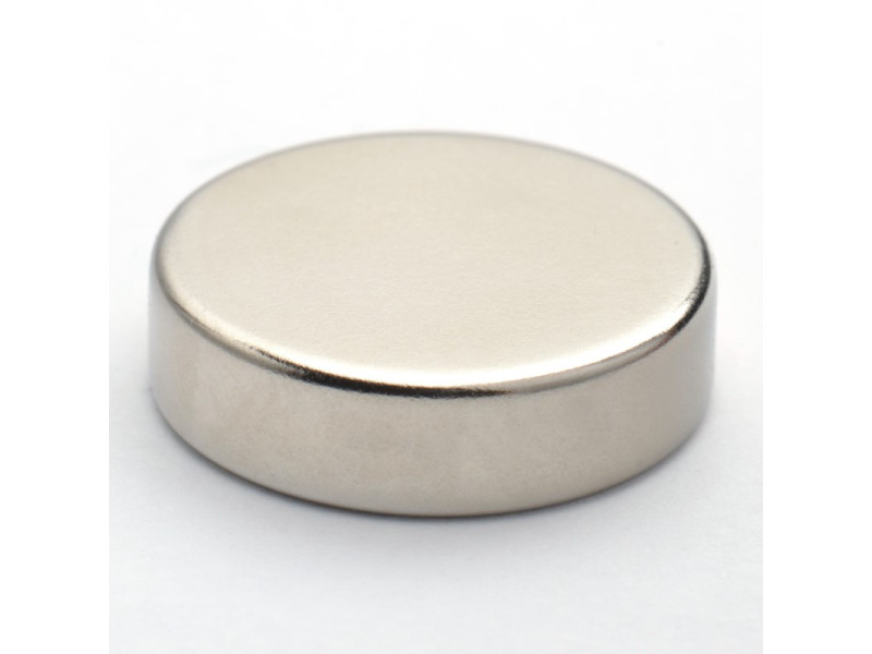 Magnes neodymowy — średnica ⌀18 mm, grubość 5 mm —  (N38)