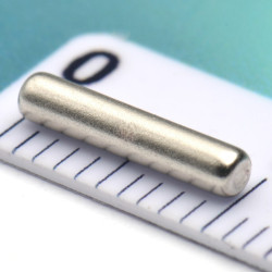 Magnes neodymowy walcowy — średnica ⌀2 mm, wys. 10 mm — N38 - 003