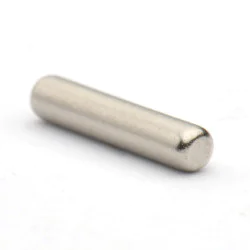 Magnes neodymowy walcowy — średnica ⌀2 mm, wys. 10 mm — N38 - 006