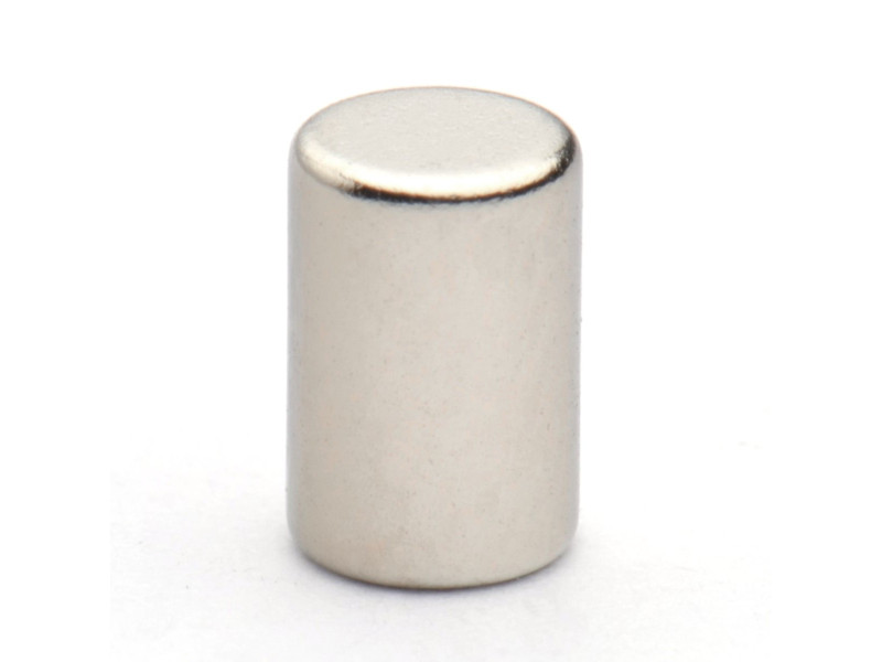 Magnes neodymowy — średnica ⌀4 mm, wysokość 6 mm — materiał N35