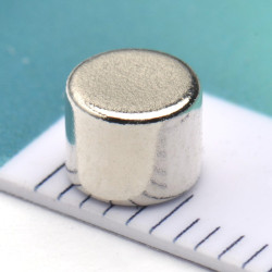 Magnes neodymowy N38 — średnica ⌀5 mm, wysokość 4 mm - 003