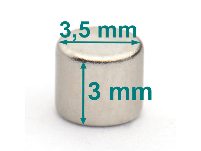 magnes neodymowy 3,5x3
