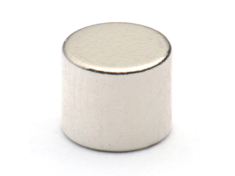 Magnes neodymowy — średnica ⌀6 mm, grubość 5 mm — N38