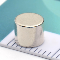 Magnes neodymowy — średnica ⌀6 mm, grubość 5 mm — N38