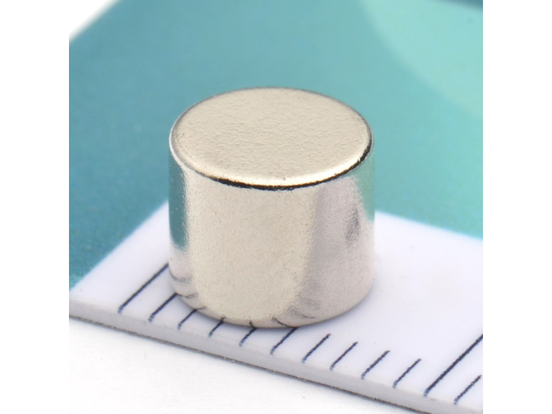 Magnes neodymowy — średnica ⌀6 mm, grubość 5 mm — N38