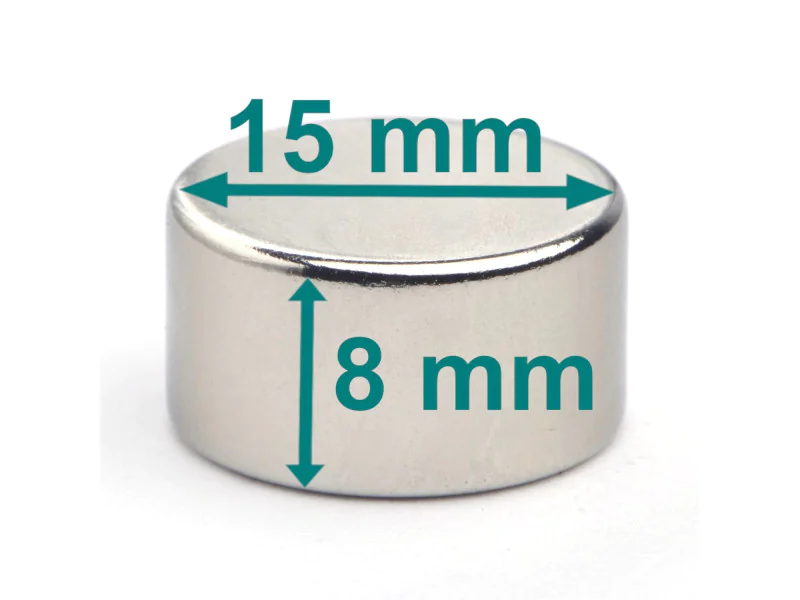 magnes neodymowy 15x8 magnes neodymowy 15x8