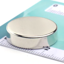 Magnes — średnica ⌀22 mm, grubość 6 mm — neodymowy (N38) - 007