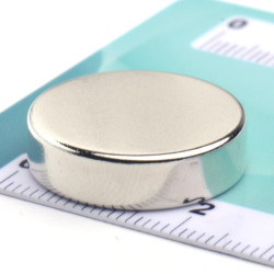 Magnes neodymowy — średnica ⌀22 mm, grubość 6 mm —  (N38)