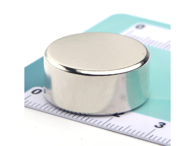 Magnes neodymowy - średnica ⌀22 mm, grubość 10 mm