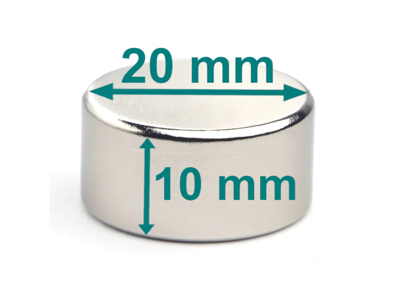 magnes neodymowy 20x10 magnes neodymowy 20x10