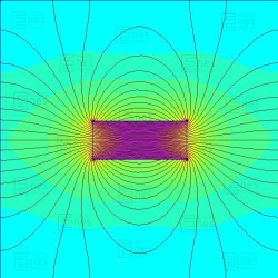 Magnesowany wzdłuż średnicy ⌀6 mm, wys. 2,5 mm — magnes neodymowy (N35H) - 004