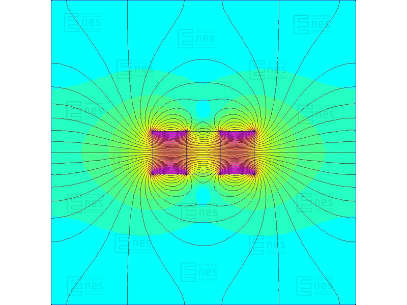Magnesowany wzdłuż średnicy ⌀6 mm, otwór ⌀2 mm, wysokość 2,5 mm — magnes neodymowy (N38)