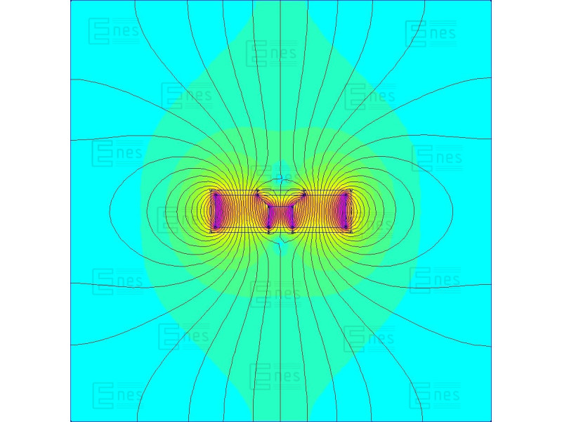 Magnes w gumie, okrągły, z otworem pod wkręt — ⌀21,5 mm, ⌀7,2/⌀3,6 mm, wys. 6,5 mm — neodymowy (N42)