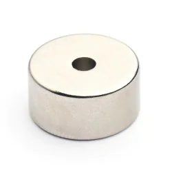 Magnes okrągły z dziurką — średnica ⌀14 mm, ⌀3 mm, wys. 7 mm — neodymowy (N35H) - 007