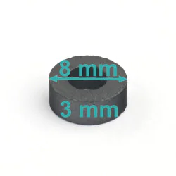 Magnes — średnica ⌀8 mm,...