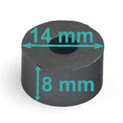 Magnes — średnica ⌀14 mm,...