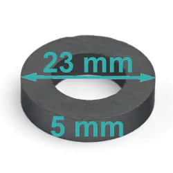 Magnes — średnica ⌀23 mm,...