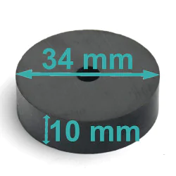 Magnes — średnica ⌀34 mm,...
