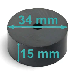 Magnes — średnica ⌀34 mm,...