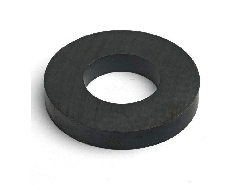 Magnes pierścieniowy — ⌀65 mm, otwór ⌀32 mm, grubość 10 mm — ferrytowy