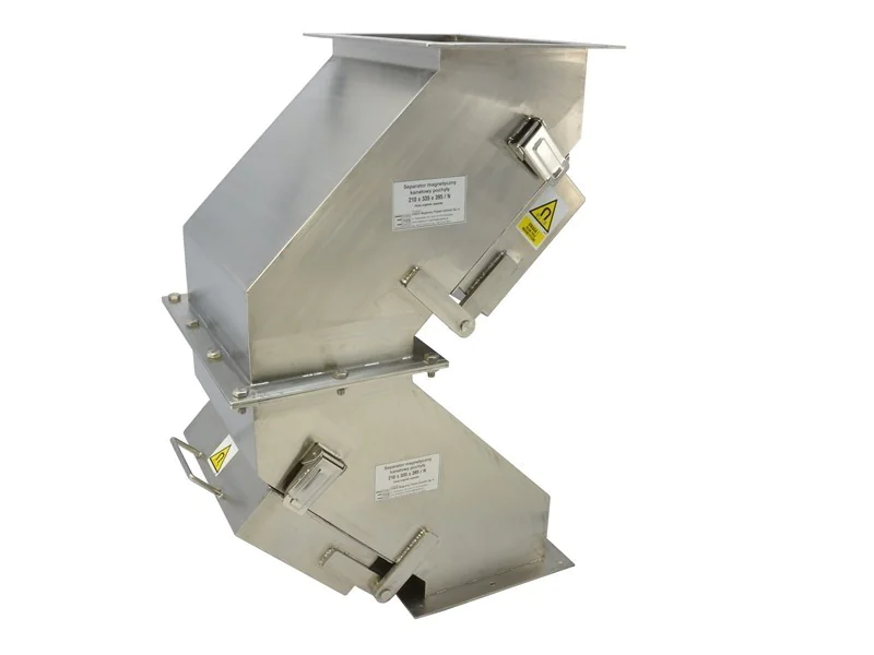 Separator magnetyczny kanałowy pochyły 210x335x790 / F Separator magnetyczny kanałowy pochyły 210x335x790 / F
