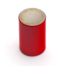 Magnes w obudowie — średnica ⌀13 mm, wys. 20 mm, gwint wewnętrzny M4 — alnico - 006